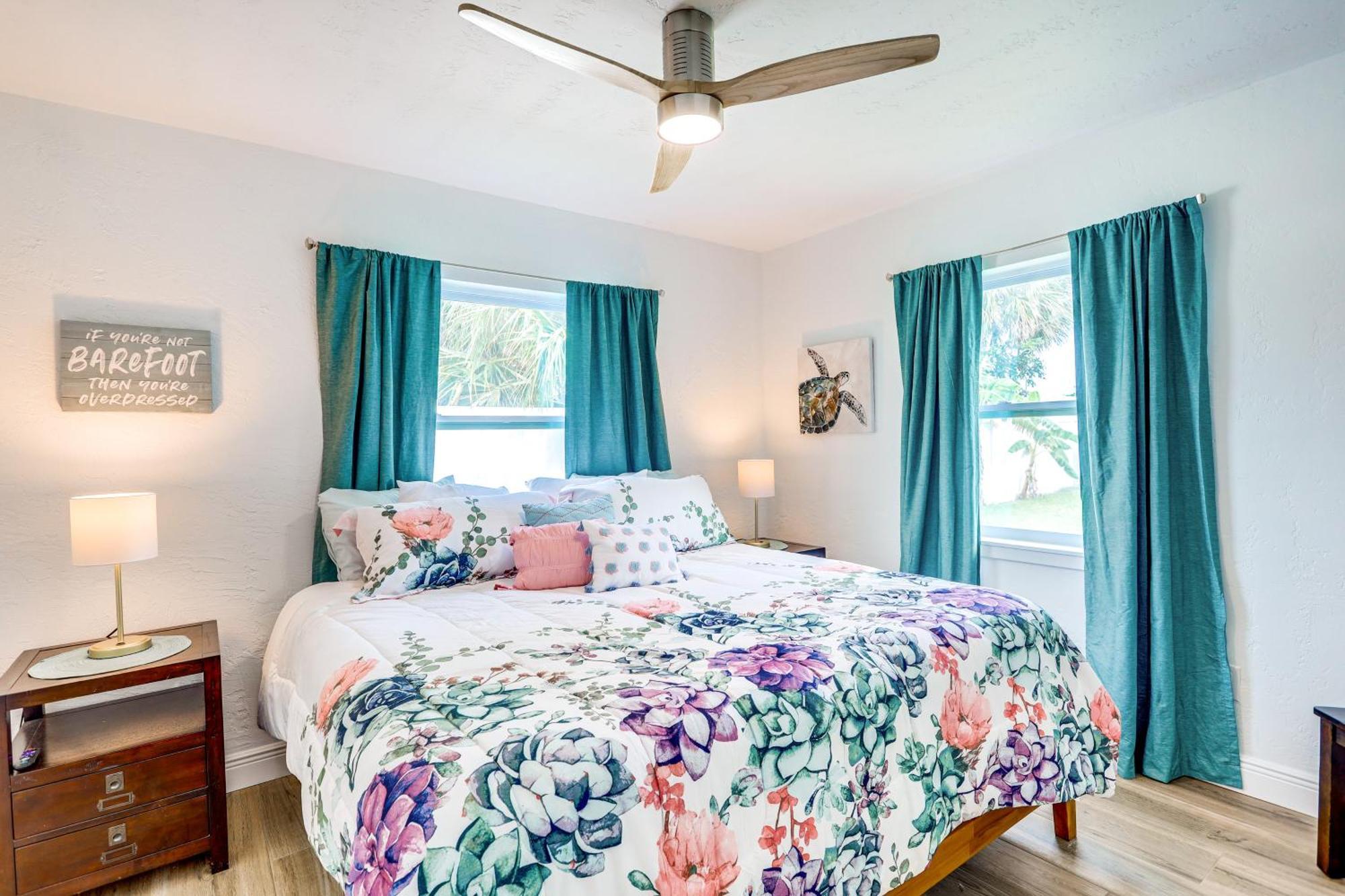 Pet-Friendly Cocoa Beach Home Walk To Beach! Dış mekan fotoğraf